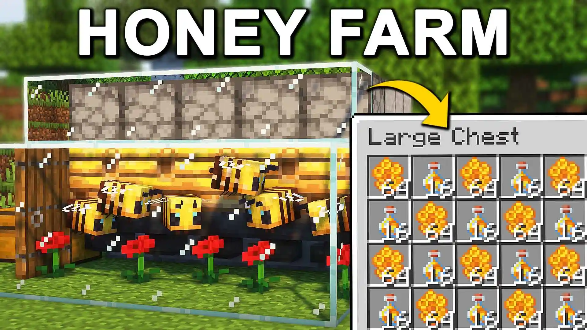 Read more about the article The BEST Honey Farm in Minecraft 1.21!